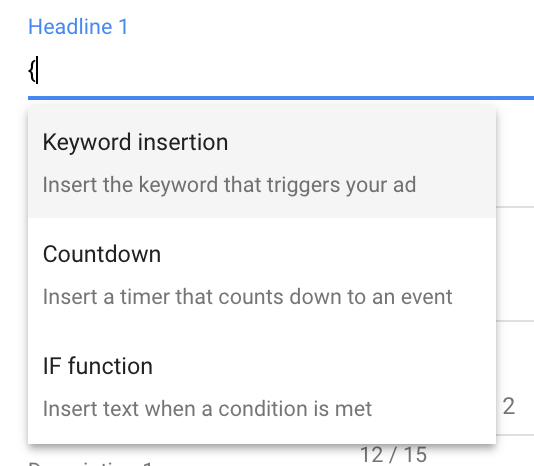 Dynamic Ad Features in Google Ads